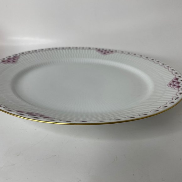 Royal Copenhagen Princess Purple Large Dinner Plate 627 10 3/4" - Picture 8 of 13